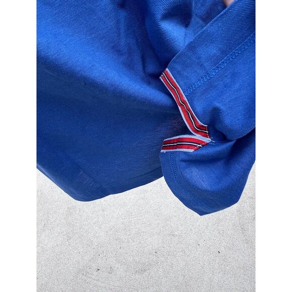 Paul Shark Yachting Polo Shirt Mens Size L Short Sleeve Royal Blue Patch Logo - Picture 7 of 12